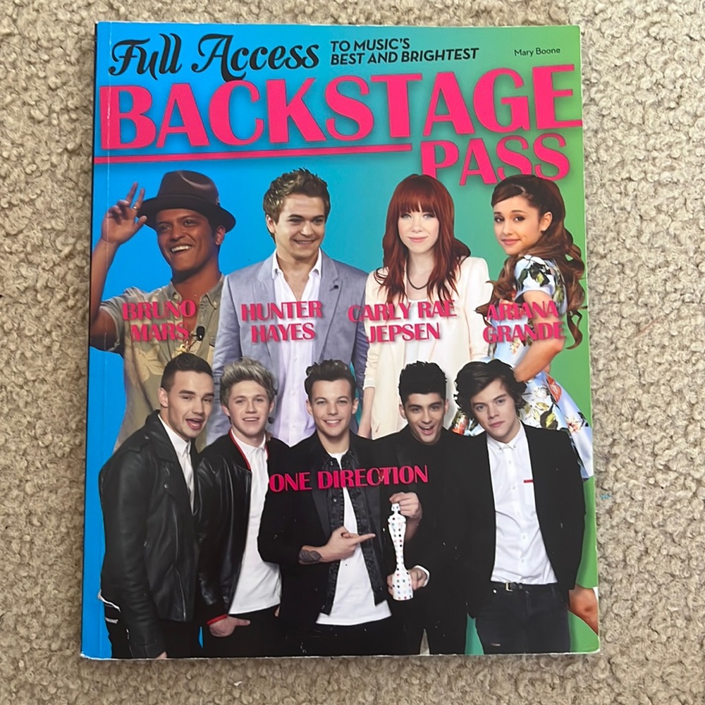 Full Access To Music’s Best and Brightest Backstage Pass Book